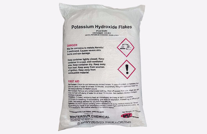 potassium hydroxide 90% flakes