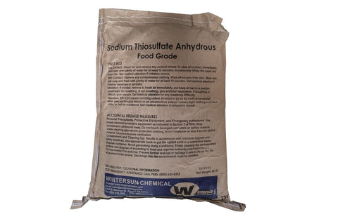 Sodium Thiosulfate Anhydrous FCC  [Na2S2O3] [CAS_7772-98-7] 98+% White Powder (50 Lb Bag)