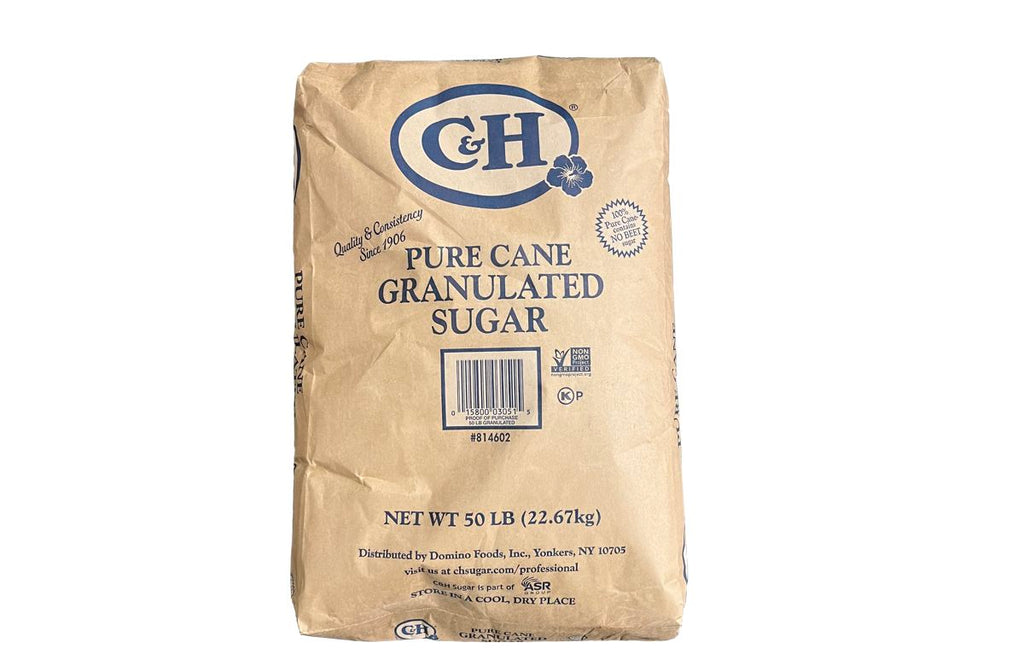 Cane Sugar Extra Fine Granular  (C&H) [C12H22O11] [CAS_57-50-1] FCC, Kosher (50 Lb Bag)