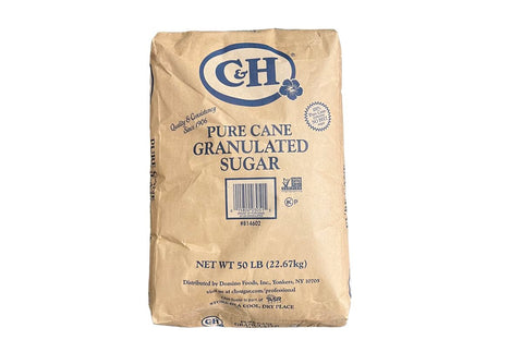 Cane Sugar Extra Fine Granular  (C&H) [C12H22O11] [CAS_57-50-1] FCC, Kosher (50 Lb Bag)