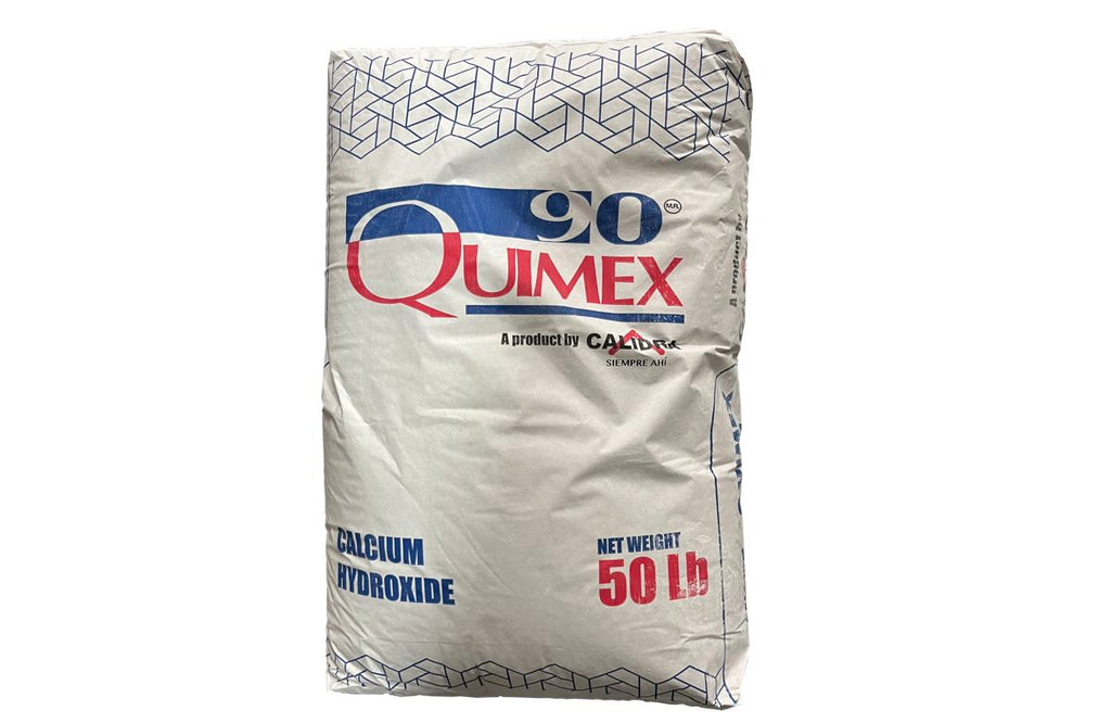 Calcium Hydroxide (Hi Calcium Hydrated Lime) Quimex 90  Solid (50 Lb Bag)