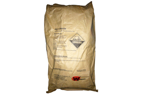 Zinc Chloride Powder [ZnCl2] [CAS_7646-85-7] 97% White (55.115 Lb Bag)